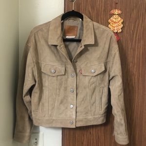 Levi’s tan suede jacket